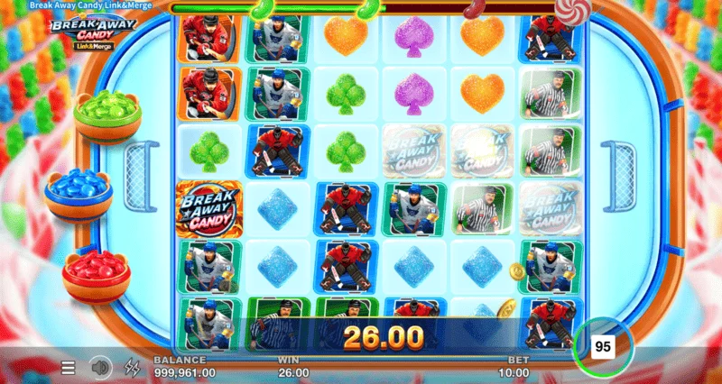 Break Away Candy - uruchomienie Free Spins z rosnącym Multiplier Trail